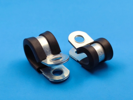 兴泰达R型包胶加厚不锈钢管夹