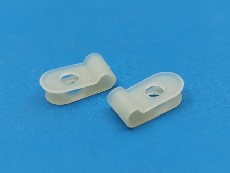 兴泰达R形尼龙线夹1/8s    R型电缆线固定夹