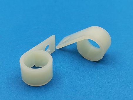 兴泰达P型线夹加厚 V0阻燃尼龙电线固定夹压线片理线扣