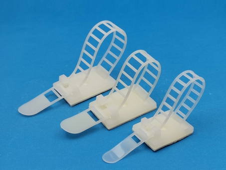 白色粘式线夹ACT-26背胶固定座