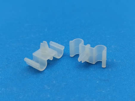 兴泰达推入式固定线夹 尼龙线卡螺钉安装双U型锁线布线扣