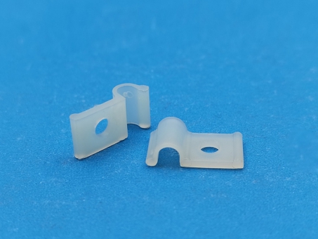 兴泰达电缆固定夹 M4螺丝安装单边U型阻燃UL94V-2塑料锁线卡