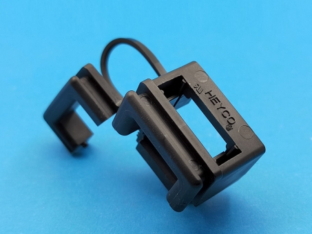 HEYCO电源线扣拼合面板卡扣SR-8R-200 UL尼龙环保线卡 PA66卡线扣