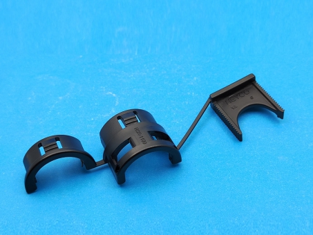 HEYCO电源线扣拼合面板卡扣1282(RSR-1109)UL尼龙环保线卡 PA66卡线扣