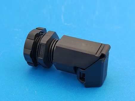 HEYCO直角电缆接头M16*1.5    90度折叠线缆格兰头RLTCG尼龙塑料IP68快装接头