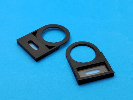 兴泰达标识牌指示牌 按钮标签框 按钮开关侧插式后扣式22mm标牌框